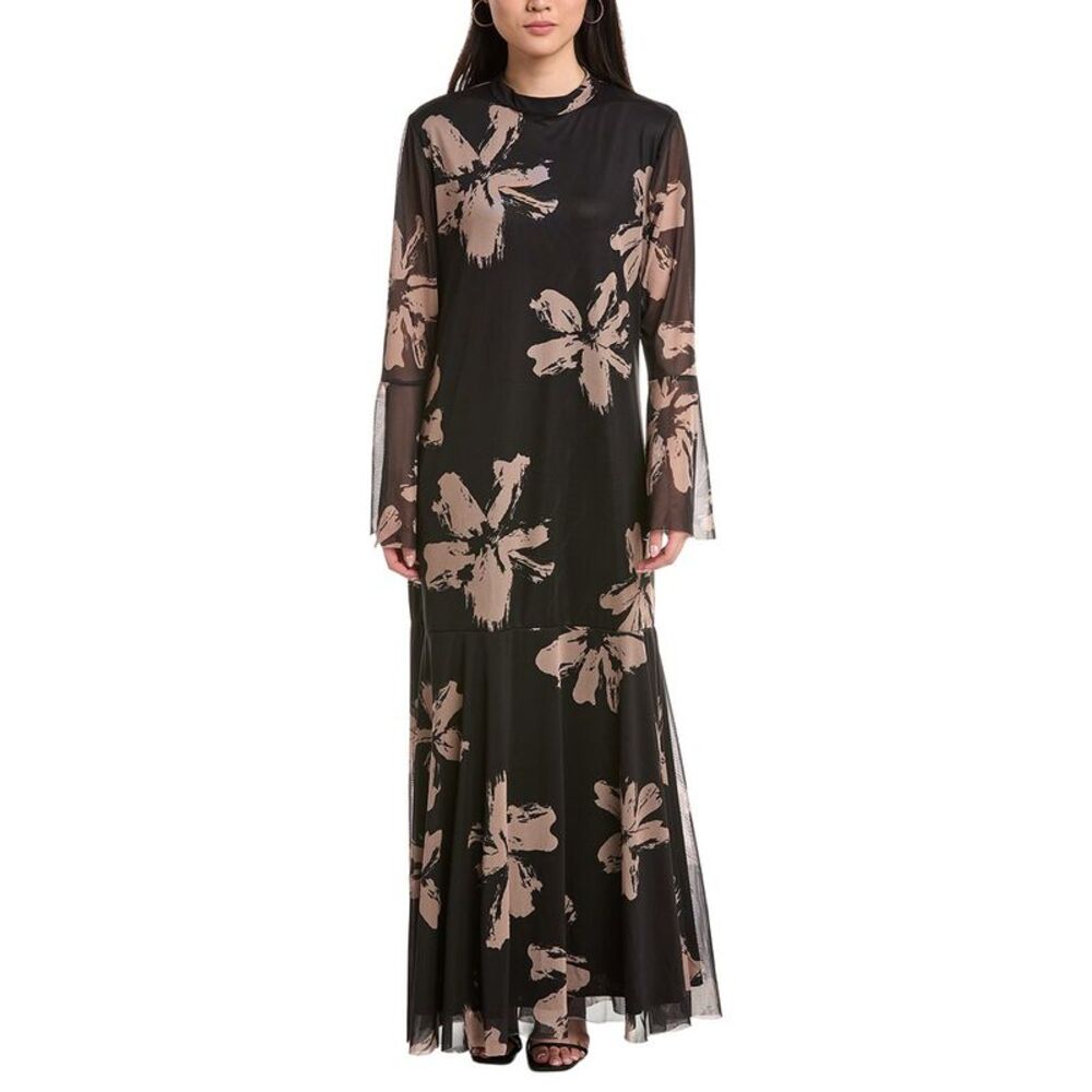Ipponelli Womens  Maxi Dress, Black